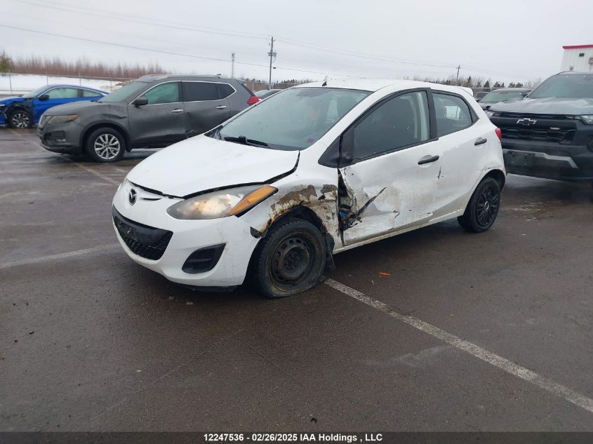 2011 Mazda Mazda2 Gs/Gx VIN: JM1DE1HY1B0107435 Lot: 12247536