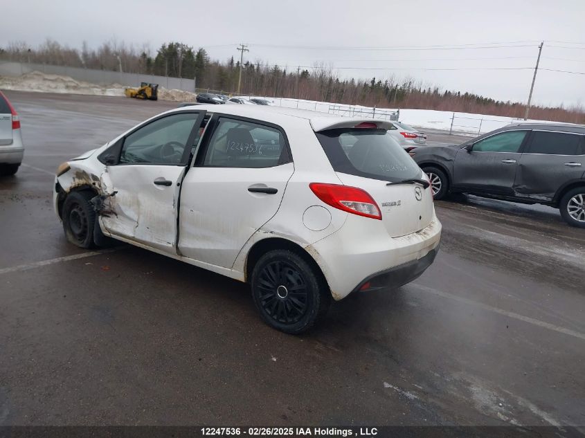 2011 Mazda Mazda2 Gs/Gx VIN: JM1DE1HY1B0107435 Lot: 12247536