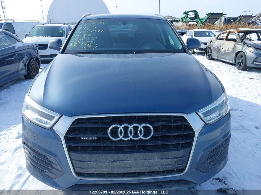 2016 Audi Q3 VIN: WA1GFCFS2GR000976 Lot: 12256791