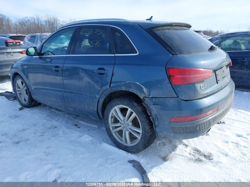 2016 Audi Q3 VIN: WA1GFCFS2GR000976 Lot: 12256791