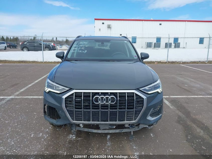 2021 Audi Q3 45 Komfort VIN: WA1AECF33M1007222 Lot: 12258197