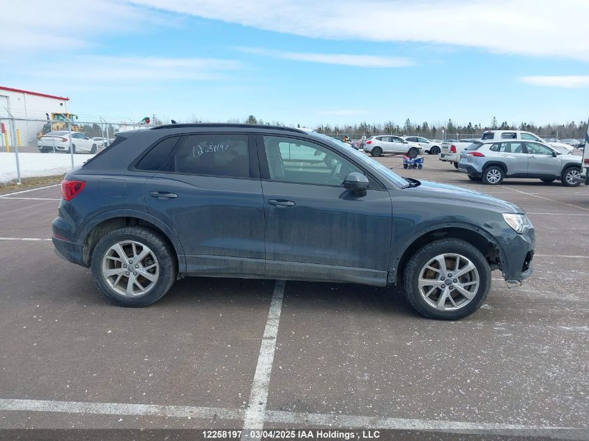 2021 Audi Q3 45 Komfort VIN: WA1AECF33M1007222 Lot: 12258197