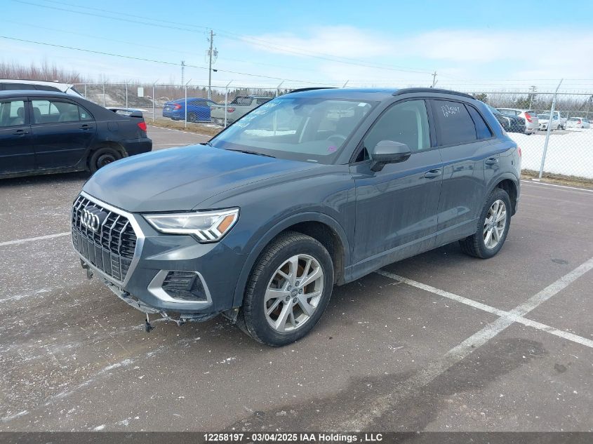 2021 Audi Q3 45 Komfort VIN: WA1AECF33M1007222 Lot: 12258197