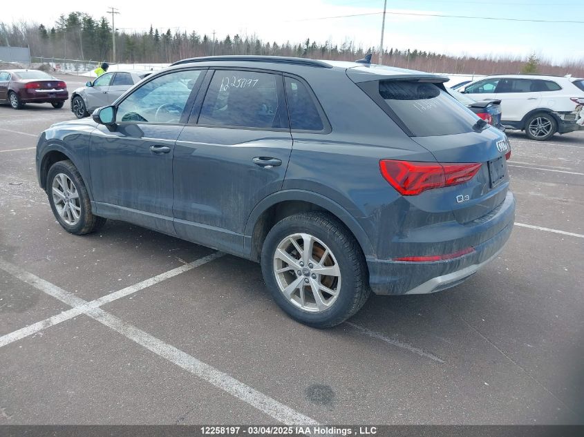 2021 Audi Q3 45 Komfort VIN: WA1AECF33M1007222 Lot: 12258197