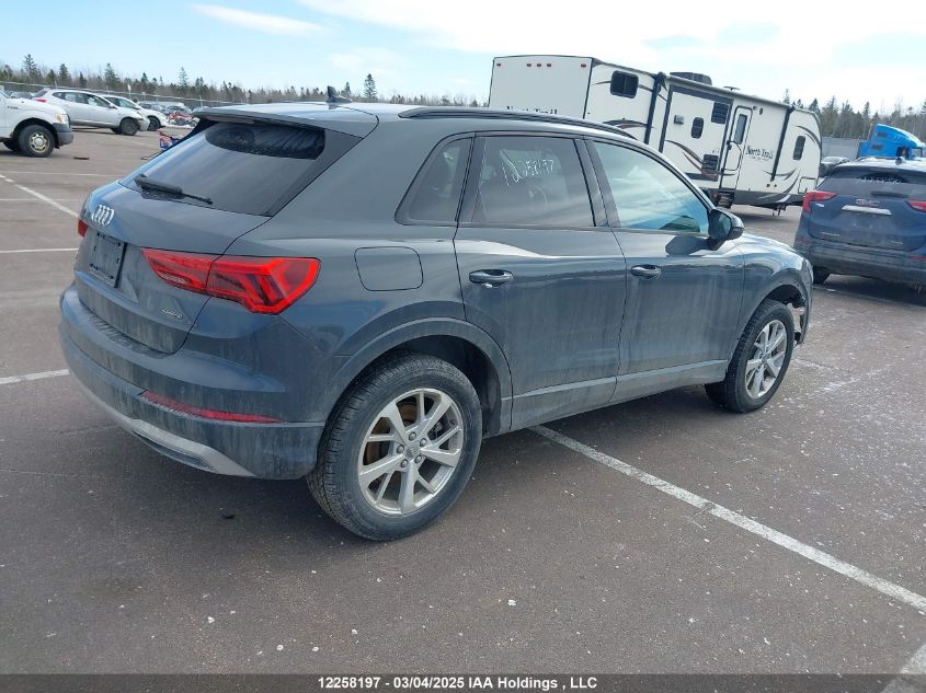 2021 Audi Q3 45 Komfort VIN: WA1AECF33M1007222 Lot: 12258197