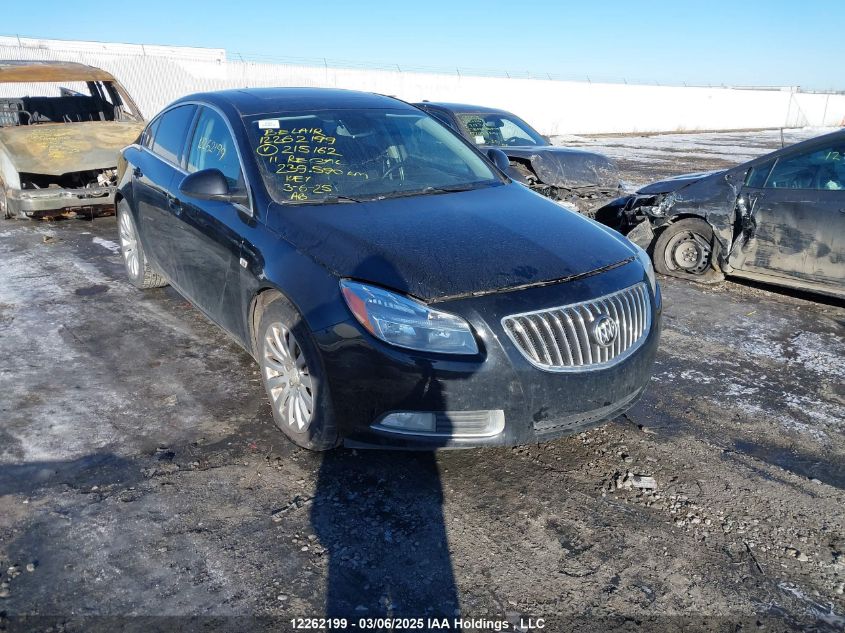 2011 Buick Regal Cxl VIN: 2G4GS5EC7B9215162 Lot: 12262199